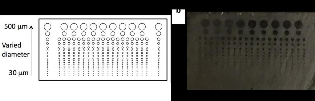 Supplementary Figure 15. Layout of a library of PBSCF thin film microelectrodes.