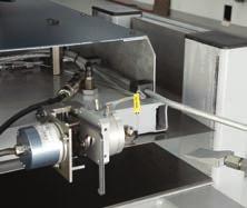 Air-knife provides sheet separation Double sheet detection
