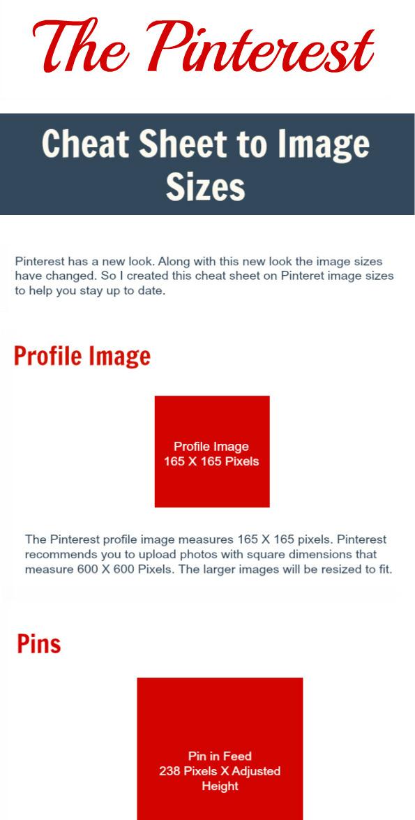 Sizing images correctly It s time to start uploading pictures and begin pinning.