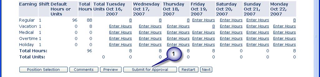 Submitting your Timesheet for Approval It s important that you review your timesheet before submitting it for approval.