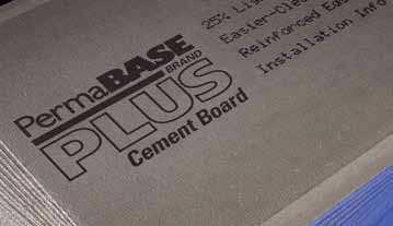 PermaBase BRAND PLUS Lighter, Faster And Easier When You Want The Best Lightweight Rigid Substrate: PermaBase BRAND PLUS This board has the same exceptional qualities built into PermaBase but weighs