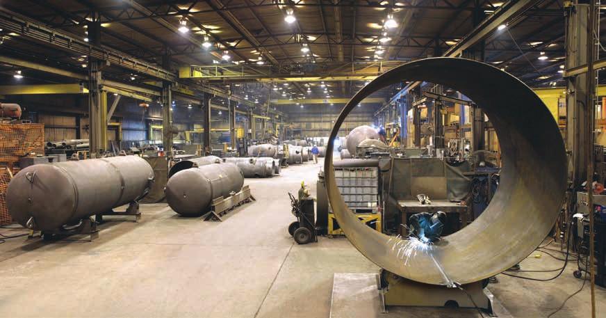 Our group s pressure vessel fabrication abilities are virtually limitless.