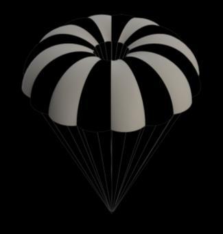 Drogue Parachute Diameter (in): 17 Area (sqft): 1.520 Estimated Fabric Weight (lb): 0.
