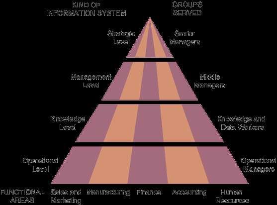 KEY SYSTEM APPLICATIONS IN THE ORGANIZATION Types of