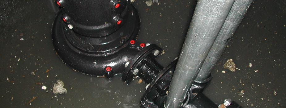 Several clients in England and Germany had problems with existing sewage pumps.