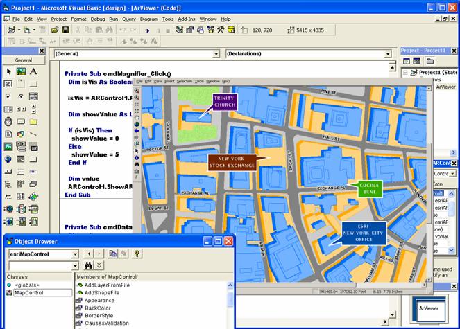 Two Parts to ArcGIS Engine