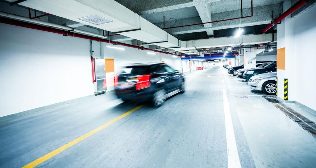 Higher Energy Savings by Adapting Light to Parking Activity Our LED fixtures can integrate occupancy sensors that detect areas of the parking garage where there is no traffic activity and dim the