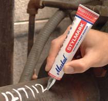 The Valve Action is a fast-drying liquid paint marker, that provides long-lasting, wearand weather-resistant marks, that are safe