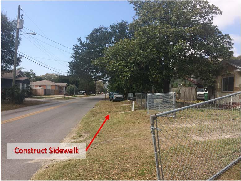 Examples of Potential Improvements Spruce St between MacDill Ave and