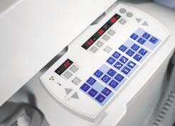 control panel with intuitive symbolic Special sterile OR mouse for
