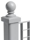 APPLICATION Accents Utilizing the table below will provide for the most efficient and cost-effective material utilization and placement of posts for fence and infill panels.