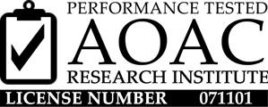 The VIDAS UP Salmonella (SPT) method has been validated and certified by the AOAC Research Institute as a Performance Tested Method (Certificate N 071101) for the detection of Salmonella in a variety