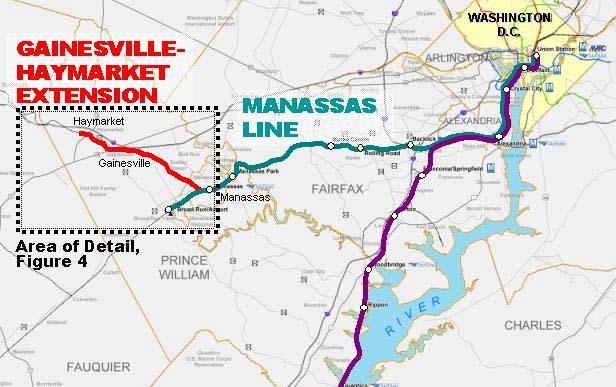 tracks owned by CSX, and from Washington to Manassas following a route owned by Norfolk Southern Corporation