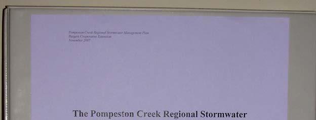 Pompeston Creek Regional Stormwater Management Plan