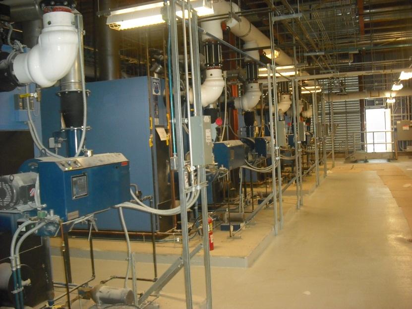 CENTRAL UTILITY PLANT Heating Hot Water Boilers BRAC 133 heating hot water boilers.