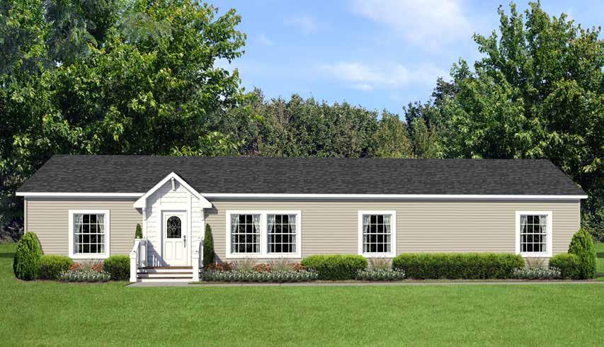 2872-203 28 x 68 4 bed-2 bath 1707 sq. ft. Shown with Optional Exterior 11'-11 1/4" 11'-11 1/4" 11'-11 1/4" 7'-6 7/8" 14'-6" 13'-4" CORNER M. BATH SHOWER 13'-4" 13'-4" CORNER SHOWER M. BATHM.