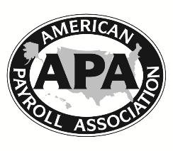 American Payroll Association 2015 Survey of Salaries and the Payroll Profession About Your Organization 1. Which ONE of the following best describes your organization?