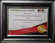 PT Perusahaan Gas Negara (Persero) Tbk 16 2017 Report Awards and Certifications Awards and