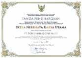 PT Perusahaan Gas Negara (Persero) Tbk 18 2017 Report Awards and Certifications awards Certificate of Appreciation Zero Loss of Work Hours by Accidents - PGN