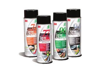 5 3M Low VOC Adhesives help reduce your environmental footprint while maintaining or improving adhesive