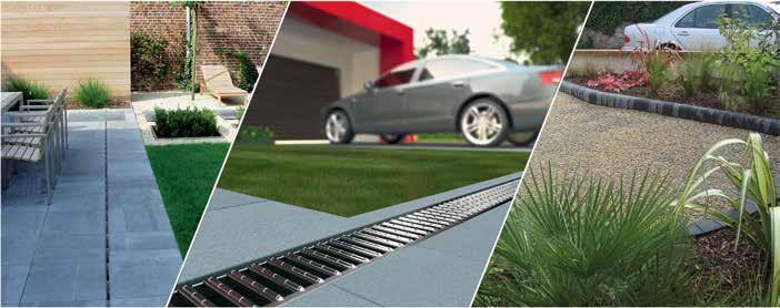 CHANNEL SLOT THRESHOLD LANDSCAPING SYSTEMS ACO Buiding + Landscape product guide.
