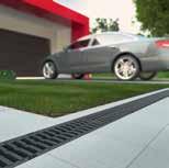 ACO RainDrain B 125 The idea drainage channe for ight duty appications High quaity poymer concrete