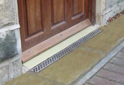 DoorWay Drain provide unobtrusive, high quality level threshold drainage compliant with Part M of the Building Regulations for England and Wales and Section 4 of the Scottish Building Standards.