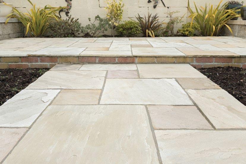 INDIAN SANDSTONE Indian Sandstone Natural Paving Indian Sandstone is a hand finished product which can provide a mirage of colours