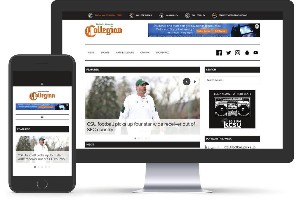Collegian.com is the central site for all student media: the Collegian, CTV video and news, KCSU 90.5 and College Avenue magazine.