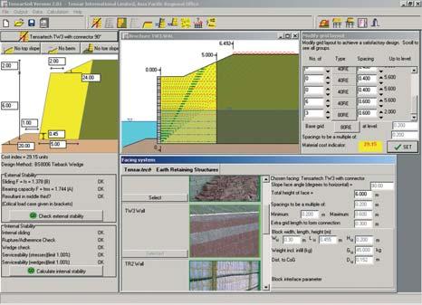 most sophisticated reinforced soil design software in the world.