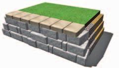 StoneLedge connectors also provide a superb connection with the geosynthetics giving engineers and designers confidence in the performance of simple or complex wall projects without