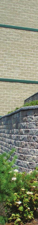 THE INSTALLATION ADVANTAGE StoneLedge has been thoroughly tested for connection and strength in accordance with the