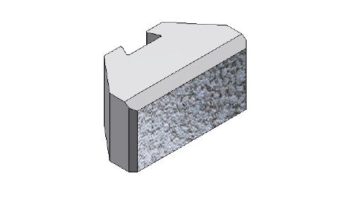 The system includes also anchoring elements ensuring stability of the retaining walls. 2.1. CONCRETE ELEMENTS The STAVOBLOCK modular system consists from ten concrete elements.