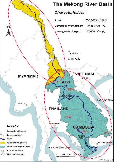 Case Example #2 Mekong River Basin Commission (MRC) Inter governmental agency Comprises lower