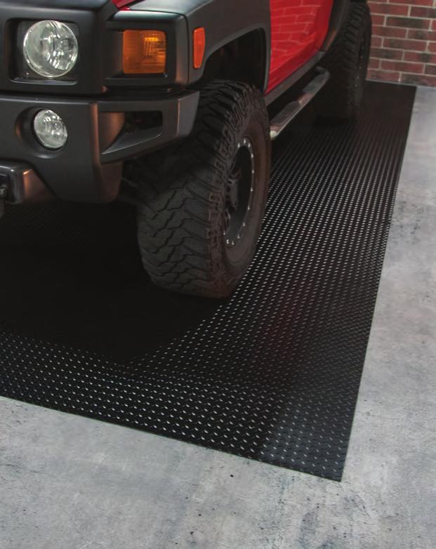 G-FLOOR DIAMOND TREAD Diamond Tread G-Floor Mat offers a rugged and industrial look that provides strong traction for a slip-resistant