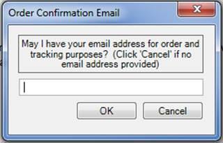 Input Customer s Email address in Order Confirmation