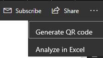 Interaction with MS Office Analyze in Excel With Analyze in Excel, you can view and interact with a dataset you have access to in Power BI.