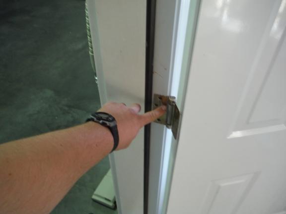 Ensure that the door self-closes; this is helpful for