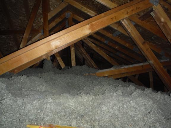 foundation. Monitor Attic Main Attic 1. Method of Inspection: Partial traverse of the attic.