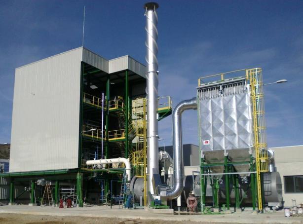 2. Resources & Facilities CB2G - Gasification Unit Main features: Bubling Fluidized Bed Nominal power: 2 MWt (500 kg/h)
