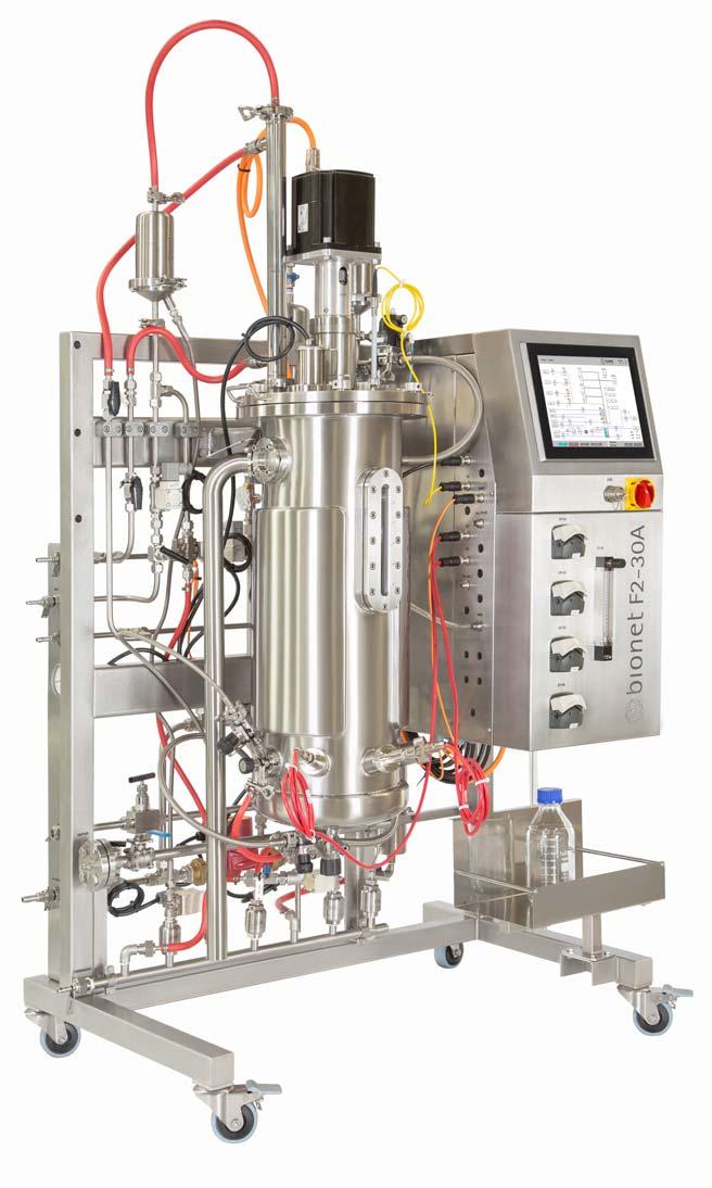 F2 Bionet F2 models include Steam-In-Place (SIP) Bioreactors made of