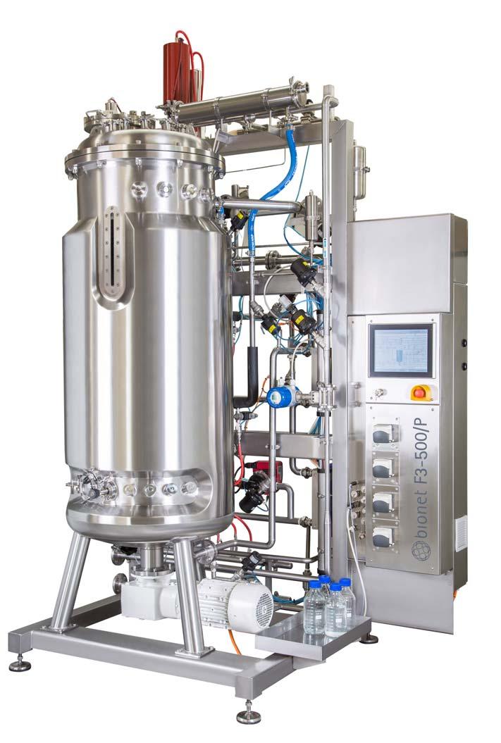 BIOREACTORS / F3 15 A system with state-of-the-art technology meant to be the reference in industrial