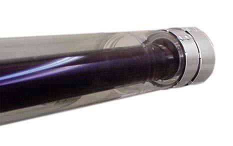 The figure shows the absorber tube on the LS-3 collector, which was designed by the company Luz in the 1980s.
