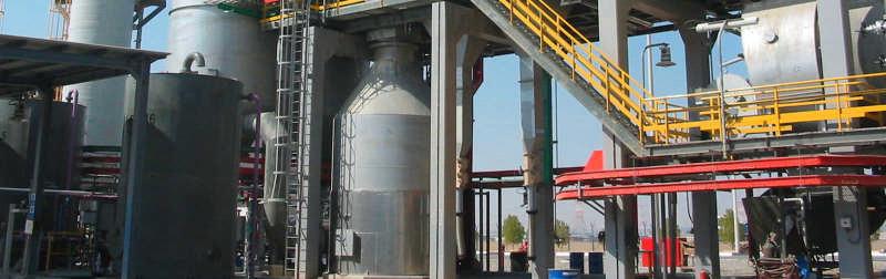 The rotary kiln provides good operational flexibility and it can handle liquid waste,