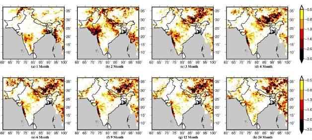 Standardized Precipitation Index South Asia Drought Forecast System To utilize real-time precipitation and