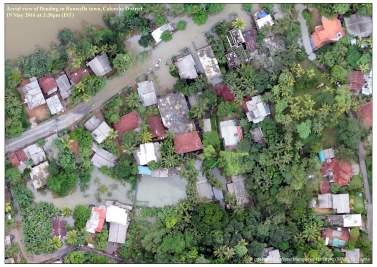 Assessing flood damages using Drone Mapping flood