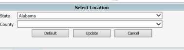 Right click on the entry to be changed to display a context menu and select Set Timesheet Location.