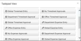 EXPENSE APPROVALS Expenses must be approved before they can be posted.