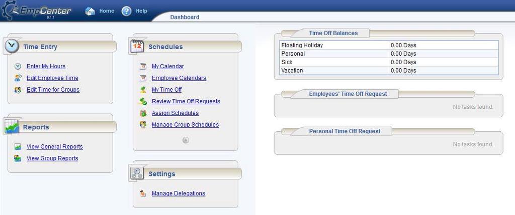 4. Settings Manage Delegations: The roles for an assignment group can be delegated to another user.