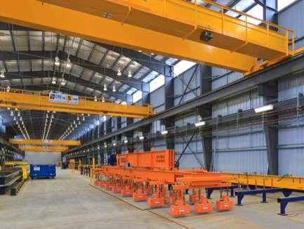 Subassembly Shop (24m x 168m) Cranes (1) 20-tonne with